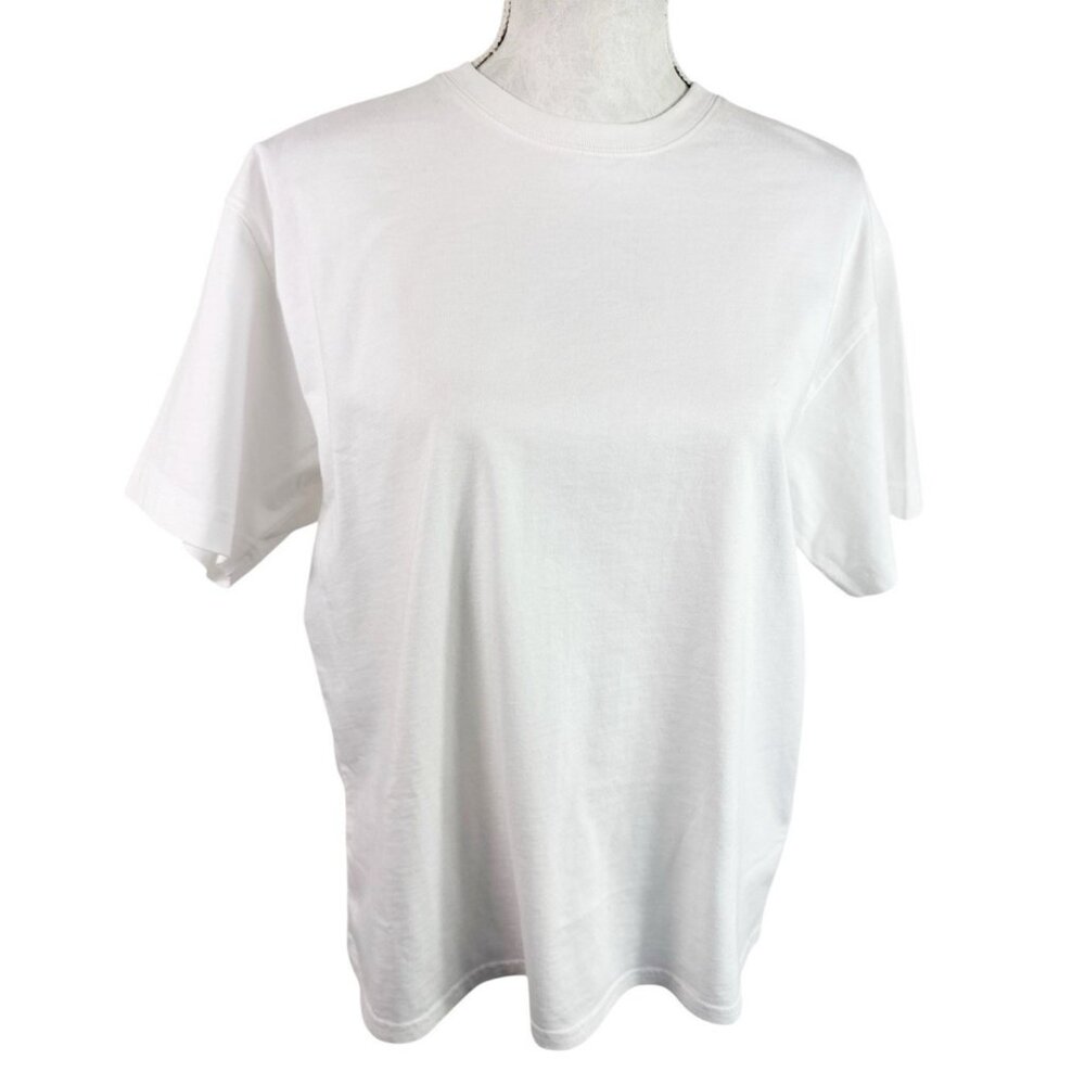 Madewell Women's S Refined Easy Crew Tee Shirt White Nwt Cotton
